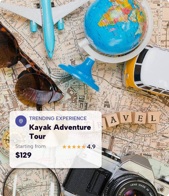 Travel flat lay